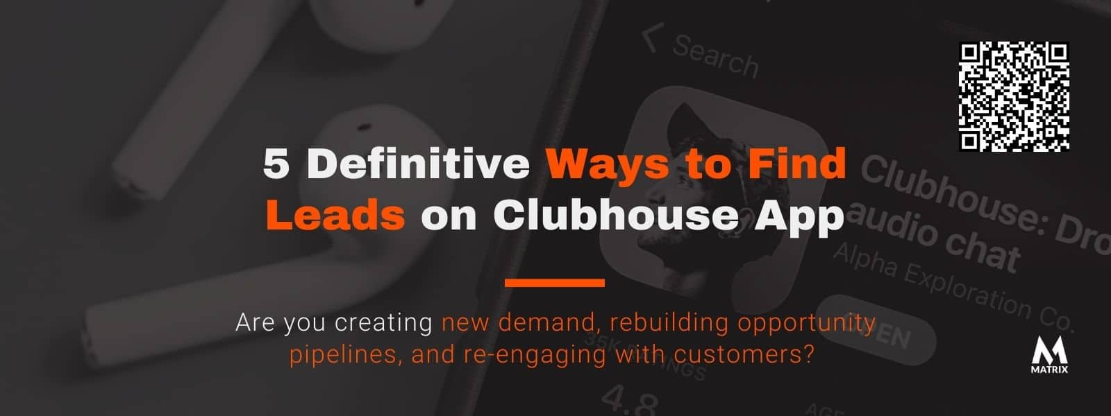 clubhouse app sales leads