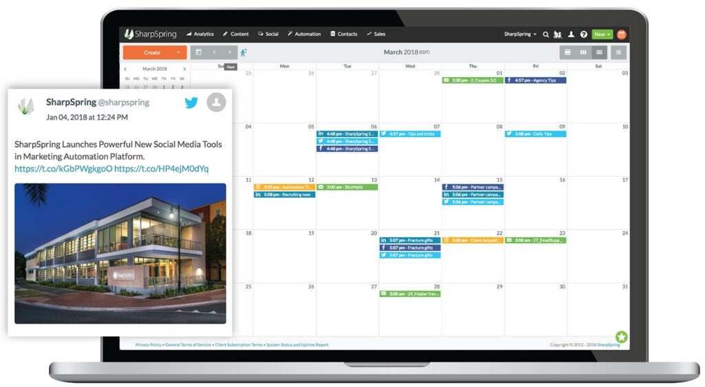 social media calendar technology management