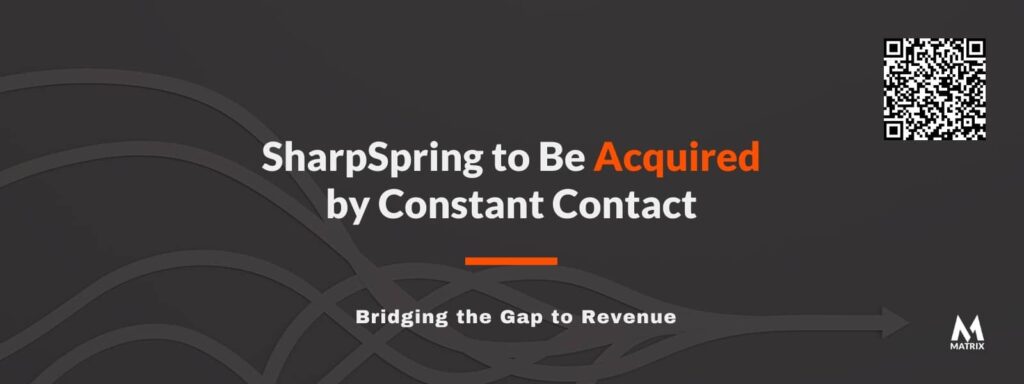 constant contact buys sharpspring merger acquire