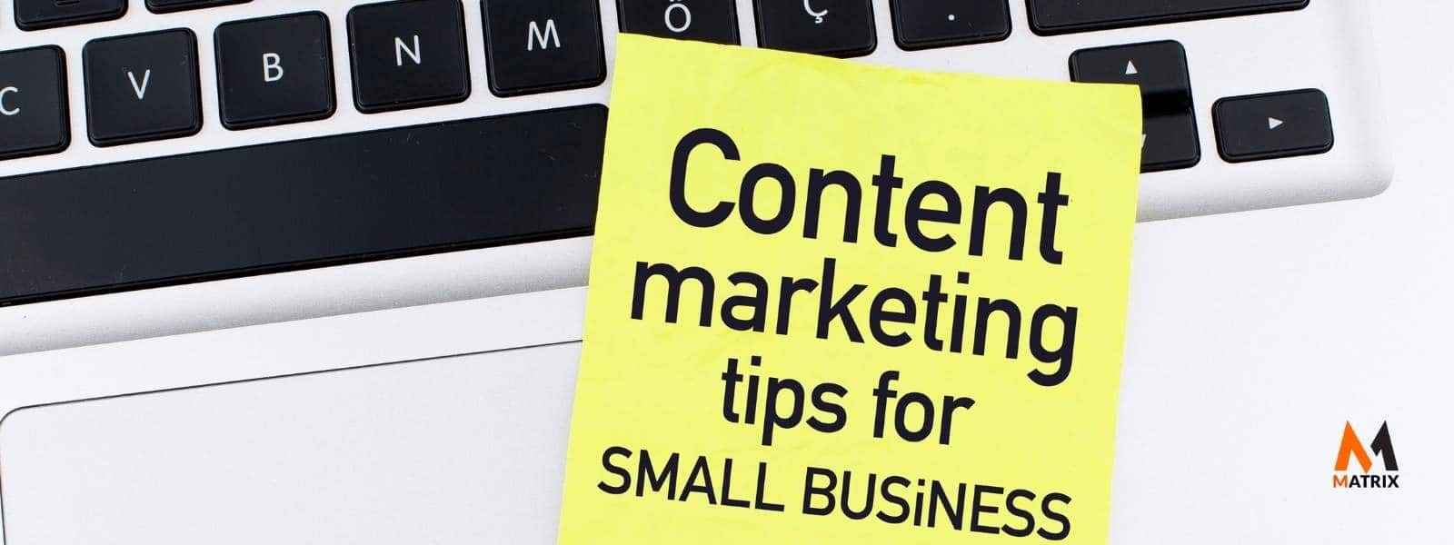 small business Content marketing