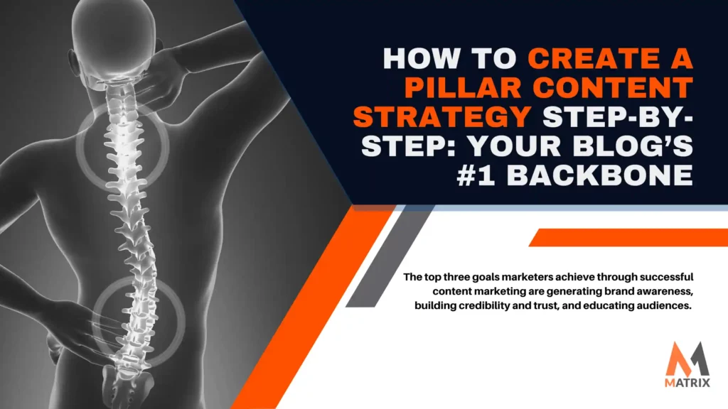 Pillar Content Strategy Step-By-Step guide