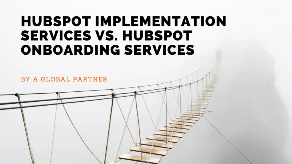 Onboarding implementation services hubspot