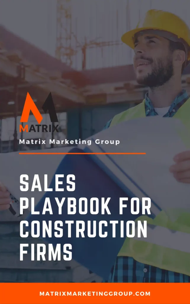 sales playbook construction companies