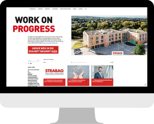 germany construction website design