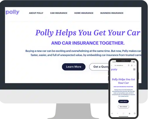 polly insurance website seo vermont