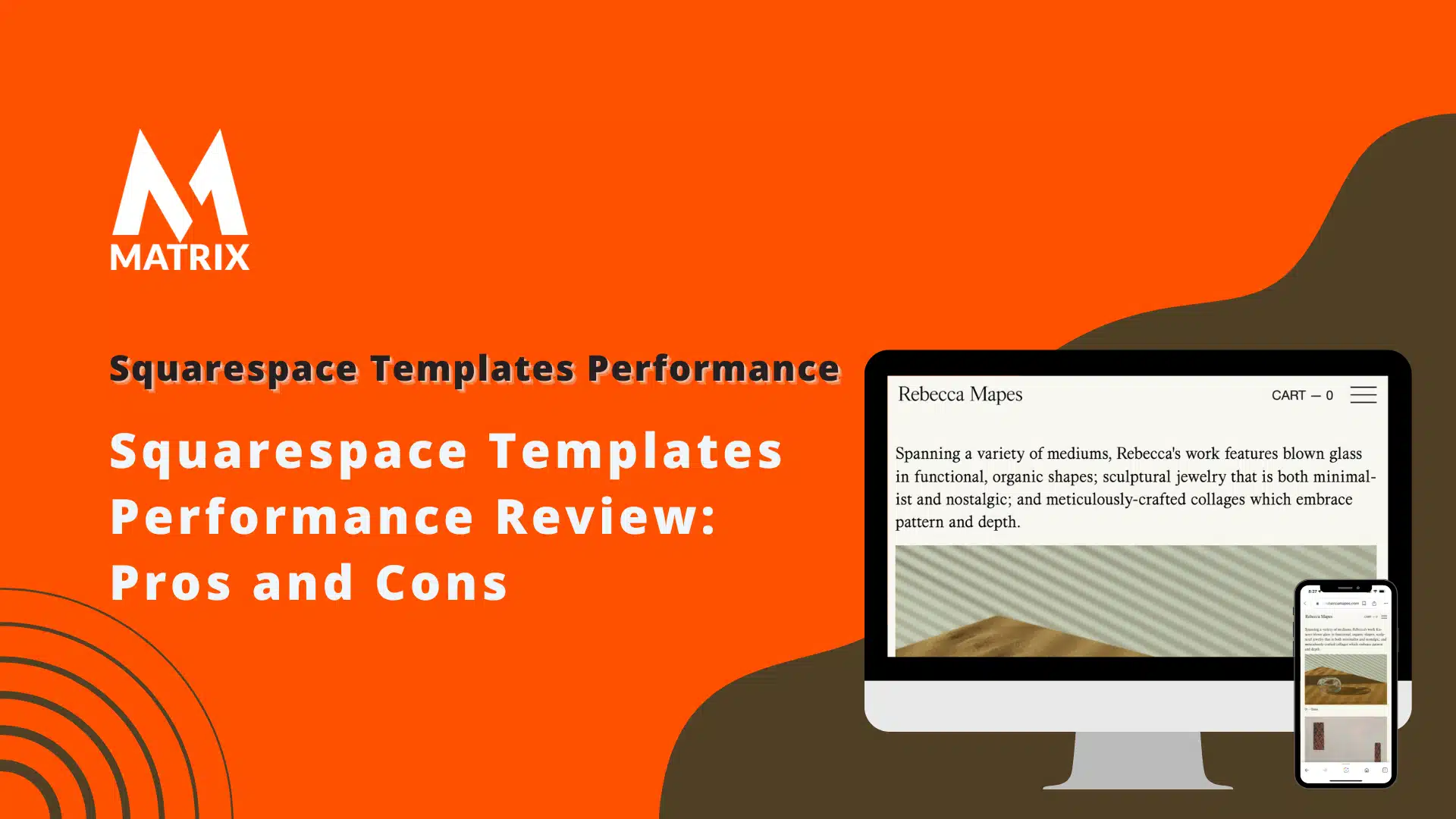 squarespace website templates performance