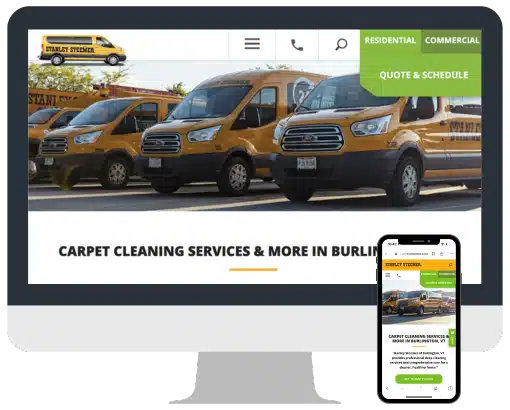 cleaning business vermont website