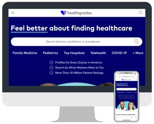 healthgrades digital marketing website