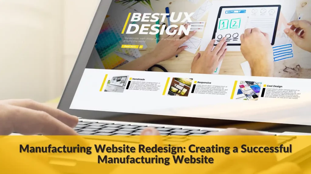 manufacturing website redesign
