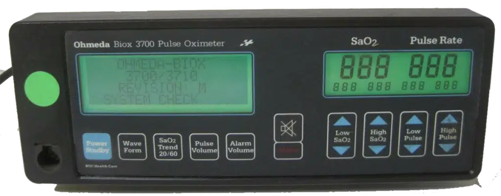 ohmeda pulse oximeter bti