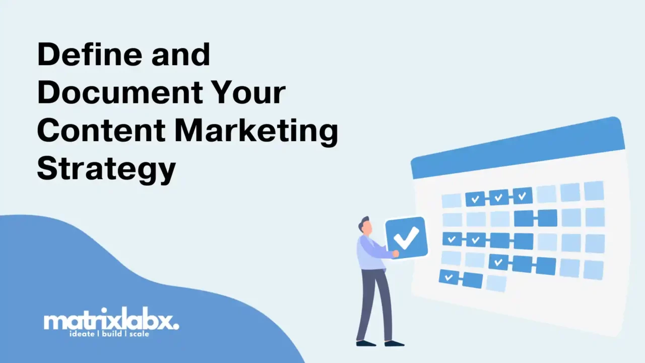 Defining document content marketing strategy