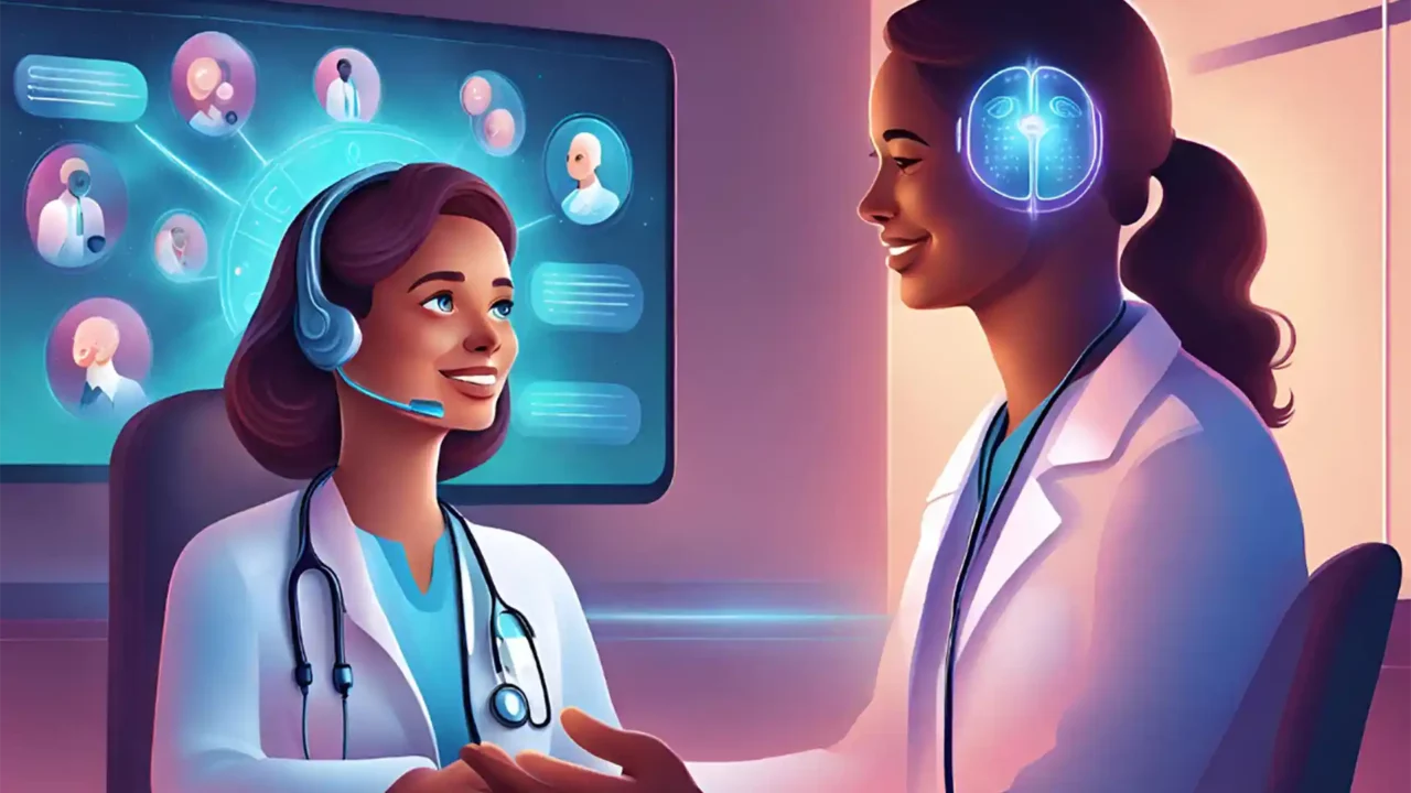 Conversational AI healthcare customer support service