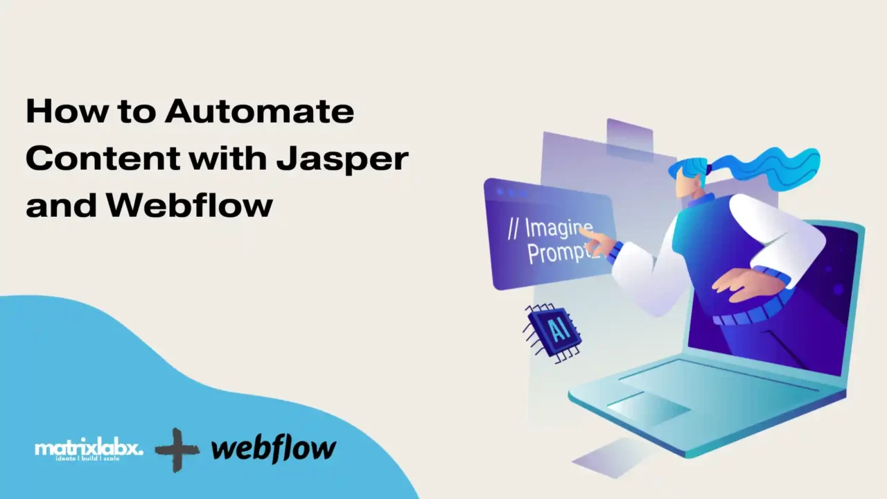 Jasper.ai website automation webflow