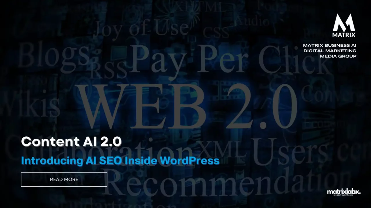 AI content seo web 2.0