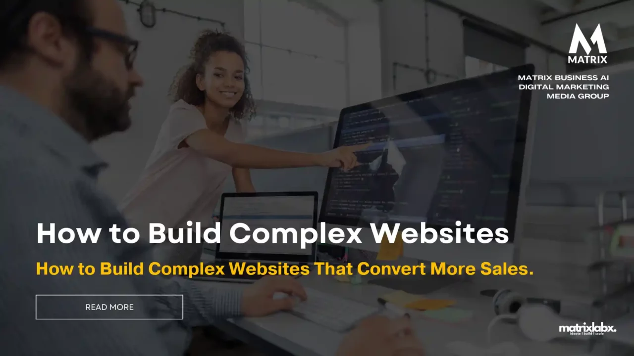 how build complex websites