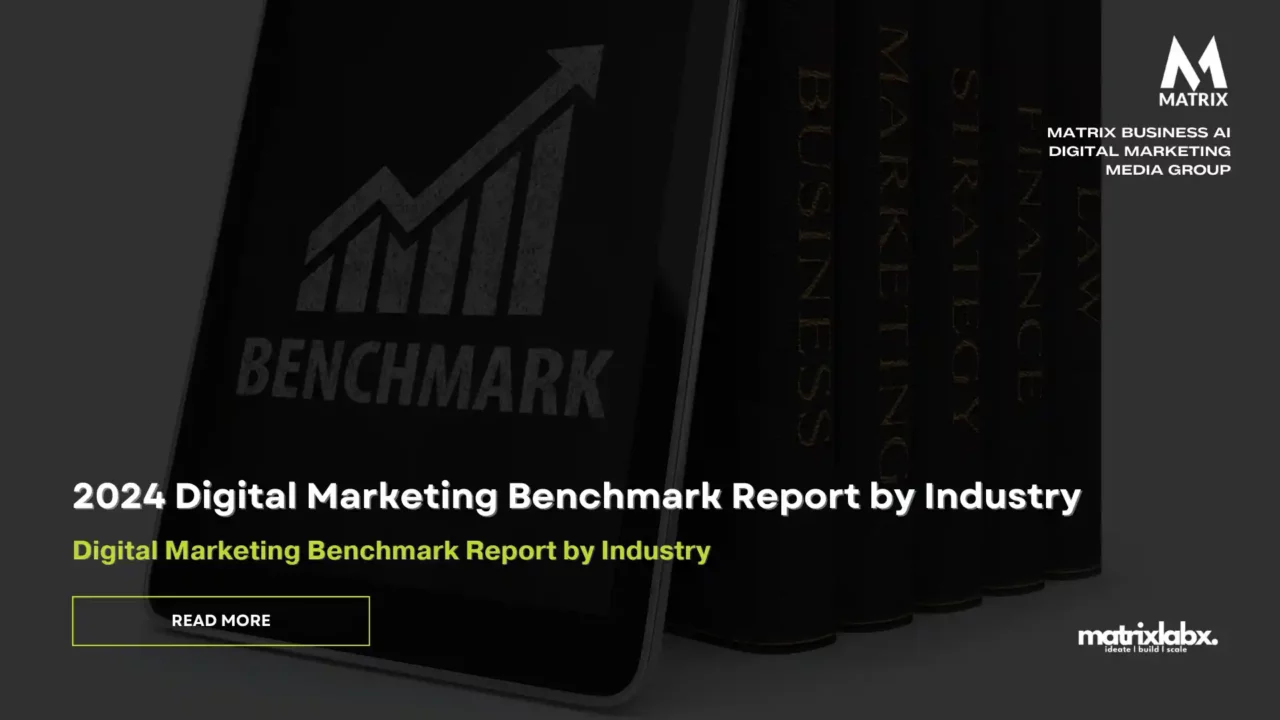 2024 digital marketing benchmarks by industry