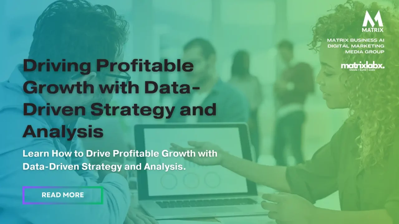 profitable growth data driven strategy analysis