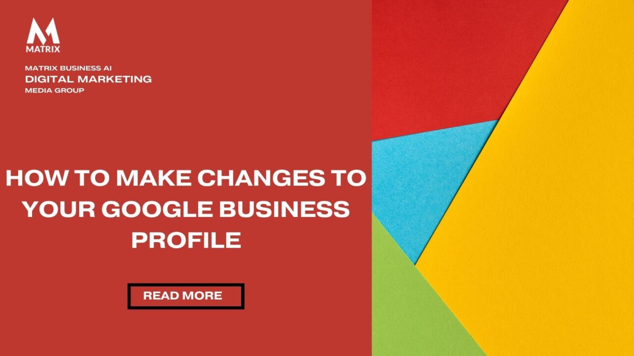 Change google business profile