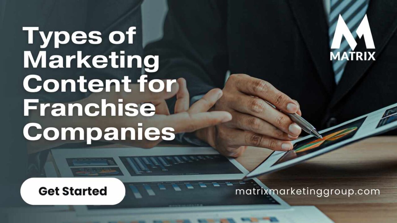 Types Marketing Content Franchise Companies