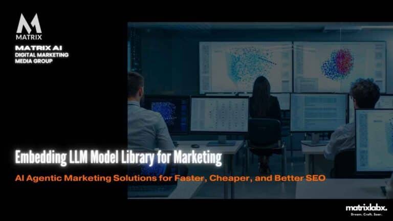 Embedding LLM Model Library for Marketing - AI Digital Marketing Agency