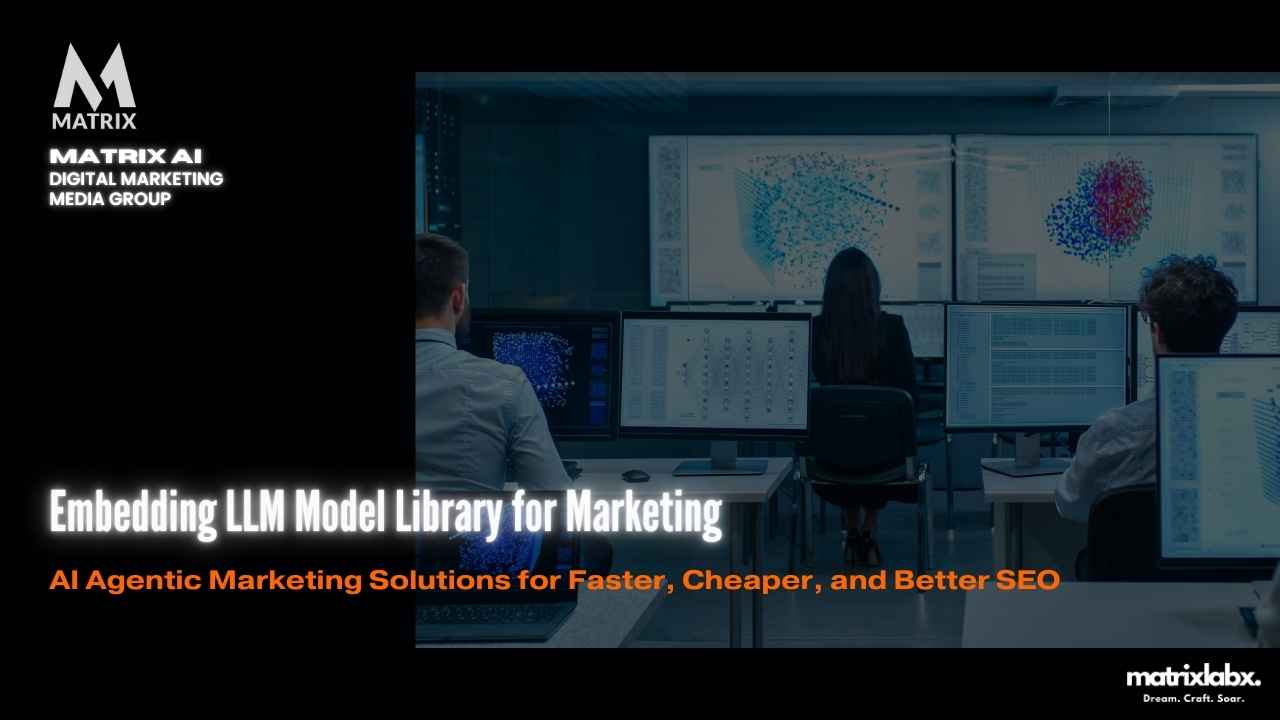 Embedding LLM Model Library Marketing