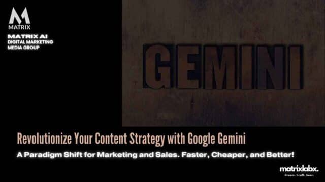 content strategy google gemini