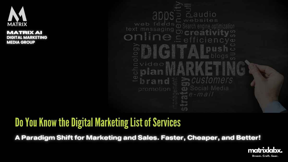 Digital Marketing List of Services