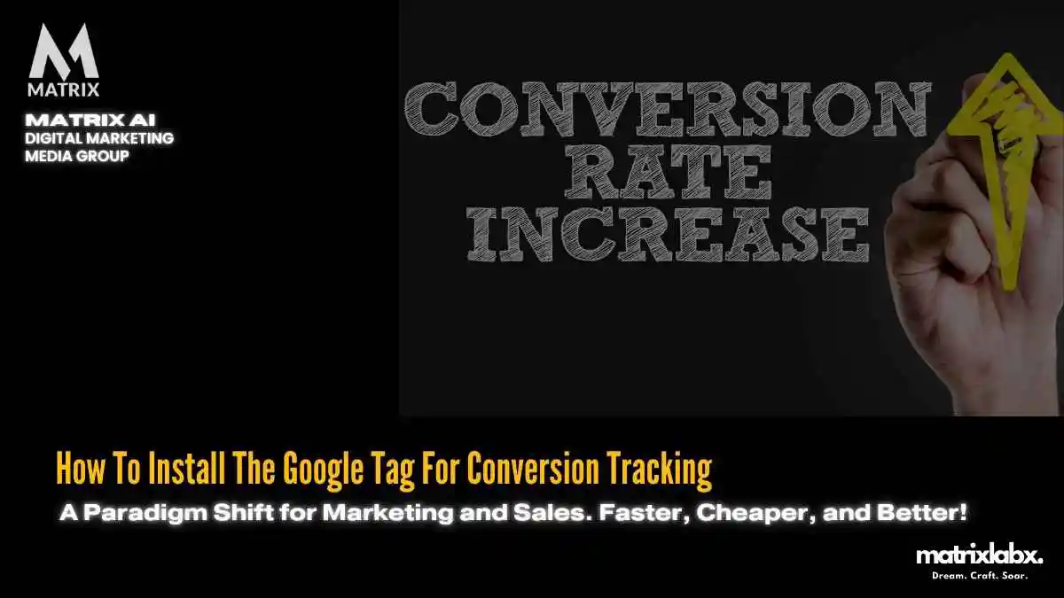 Install Google Tag Conversion Tracking