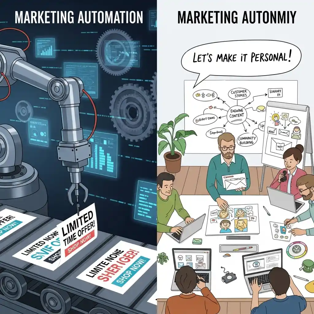 ai_aicontentpad Mirror automation versus sheer autonomy
