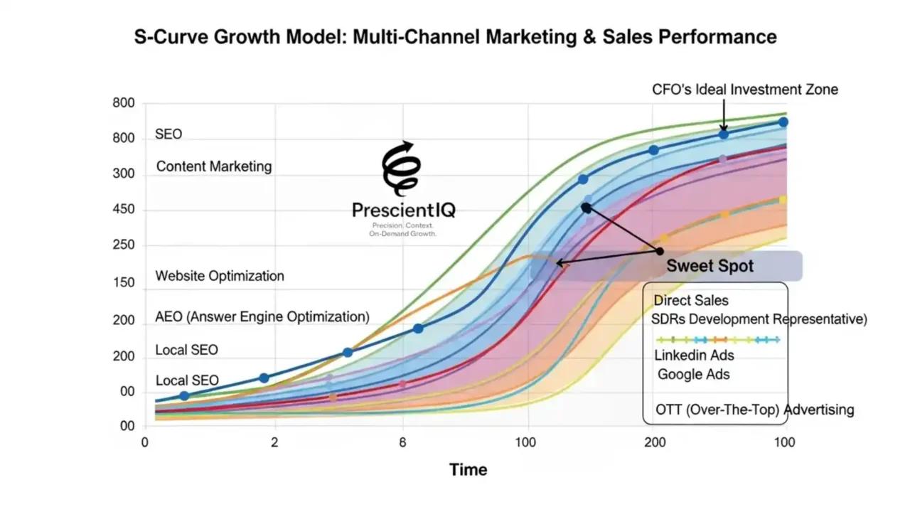 s-curve diminishing return of marketing