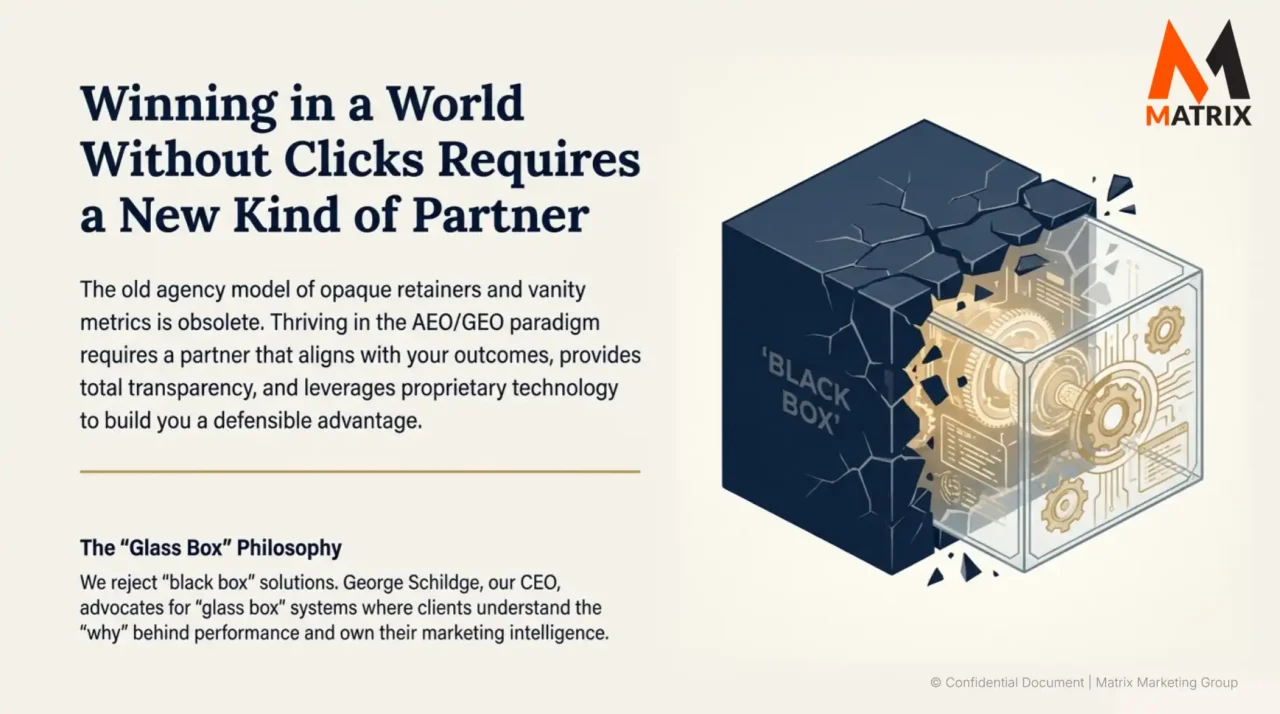 Winning without clicks needs transparency.